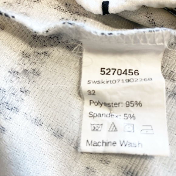 SHEIN Women’s 2XL Black & White Plaid Midi Pencil Skirt Stretch - Picture 5 of 5